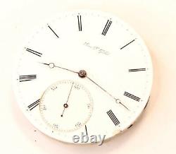 Leon L. Gallet High End Swiss Made Pocket Watch Movement Wolf Teeth RC354