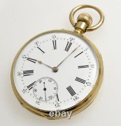 Lepine 1900/01 pocket watch 18k gold, Vacheron & Constantin original movement