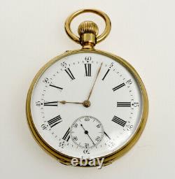 Lepine 1900/01 pocket watch 18k gold, Vacheron & Constantin original movement