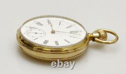 Lepine 1900/01 pocket watch 18k gold, Vacheron & Constantin original movement