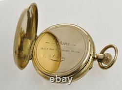 Lepine 1900/01 pocket watch 18k gold, Vacheron & Constantin original movement
