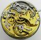Lip Valjoux Pocket Watch Chronograph Movement With Its Porcelain Dial