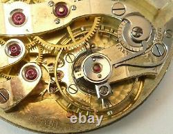 Longines 17.89 M Complete Running Pocket Watch Movement Parts / Repair