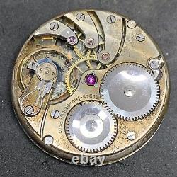 Longines 18.79 Pocket Watch Movement 38 Mm 17j Ticking Fancy Private Dial F5296