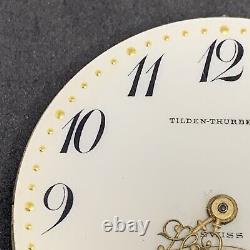 Longines 18.79 Pocket Watch Movement 38 Mm 17j Ticking Fancy Private Dial F5296