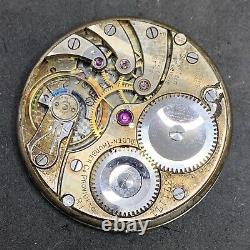 Longines 18.79 Pocket Watch Movement 38 Mm 17j Ticking Fancy Private Dial F5296