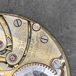 Longines 18.79 Pocket Watch Movement 38 Mm 17j Ticking Fancy Private Dial F5296