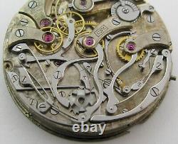 Longines 19.73 Pocket watch Movement Chronograph for project or parts