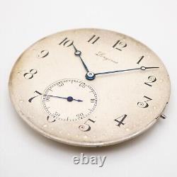 Longines 43.7 x 5.3 mm Extra Thin Antique Pocket Watch Movement, Keeps Time