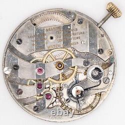 Longines Caliber 17.89M 17-Jewel 3-Adjustment Antique Pocket Watch Movement