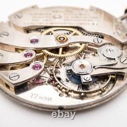 Longines Caliber 17.89M 17-Jewel 3-Adjustment Antique Pocket Watch Movement