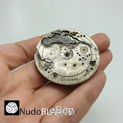 Longines Chronograph Pocket Watch Movement For Parts Not Working Cal19.73n