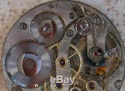 Longines Chronometer Pocket Watch movement & 40,5 mm. Cal 18.89Z ABC stem to 12