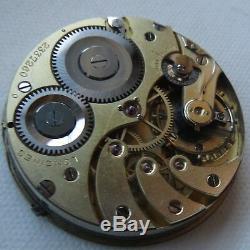 Longines Chronometer Pocket Watch movement & enamel dial 43 mm. In diameter