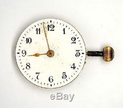 Longines Fob Wrist Swiss High Grade Jewelled Pocket Watch Movement Spares S274