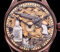 Longines Men's Skeleton High Quality Pocket Watch Movement 1907