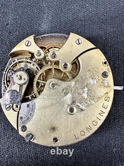 Longines Movement 43mm Antique Pocket Watch Requires Maintenance