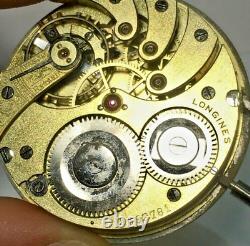 Longines Movement And Dial For Pocket Watch (working)