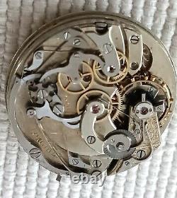 Longines Pocket Watch Chronograph Movement Stem At 12 X Repair Free Shipping¡¡¡