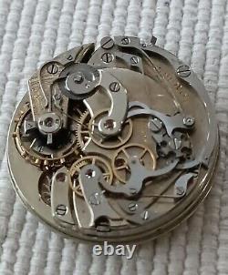 Longines Pocket Watch Chronograph Movement Stem At 12 X Repair Free Shipping¡¡¡