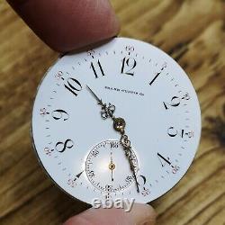 Longines Private Label Frank Curtis Pocket Watch Movement to Repair (F103)