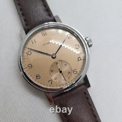 Longines Wristwatch with Vintage Pocket Watch Movement Marriage 45mm