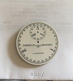 Longines antique pocket chronographe watch dial 42.5mm