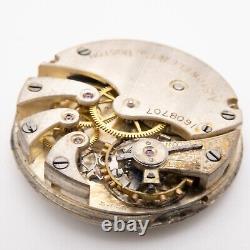 Longines for A. Stowell & Co. 21.9 x 7.4 mm Antique Pocket Watch Movement