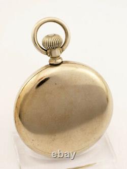 Longines pocket watch with 8 days movement and power reserve military