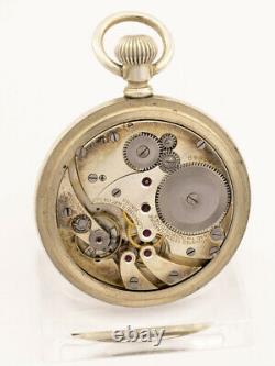 Longines pocket watch with 8 days movement and power reserve military
