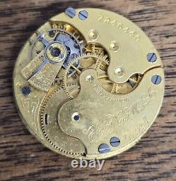 Lot Of 5 Antique Elgin Os 7j Pocket Watch Movements