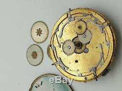 Lot Of 5 Pocket Watch Movements Minute Repetition, Calendar, Gmt, Fuse Etc