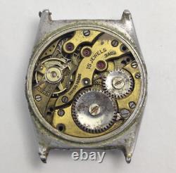 Lot of 8 Vintage Swiss Made Manual Wrist Watch Movements for Parts