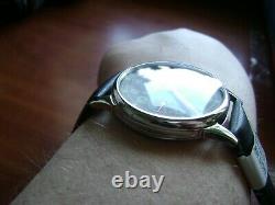 Luftwaffe Military wristwatch converted from pocket watch movement 15 jew