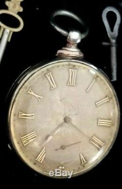 M. J. Tobias Fancy Engraved Movement Pocket Watch. 13J OF KW KS, 52mm, Ca. 1850's