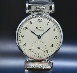 MOLNIJA MOVEMENT 3603 CONVERTED from VINTAGE POCKET WATCH to MEN'S WRIST WATCH