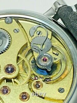 Marriage Pocket Watch Movement Zenith Pilot Military Style Custom Hand Made Dial