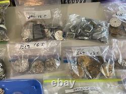 Massive Antique Bulk Lot 1000+ Pocket Watches-movements-parts Sold As-is