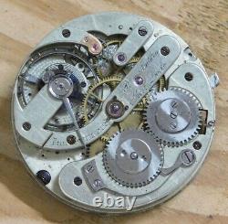 Mathey chronograph pocket watch movement runs 45mm e367