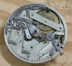 Mathey chronograph pocket watch movement runs 45mm e367