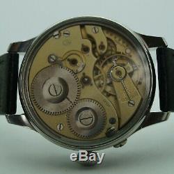 Men's IWC Schaffhausen, Vintage Movement of Pocket Watch in stainless case