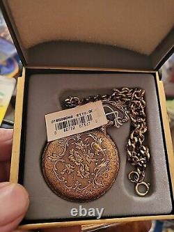 Mickey Mouse Skeleton Disney Pocket Watch With Swiss Movement. Rare Find