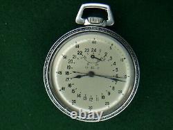 Military Pocket Watch Ww2 Longines Wittnauer Gct