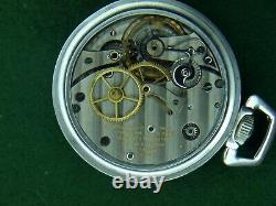 Military Pocket Watch Ww2 Longines Wittnauer Gct