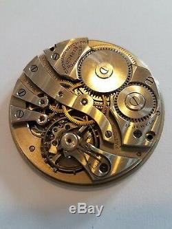 Minty Howard Pocket Watch Movement, 12S, 17J, Movement and Dial Roman, Sunk Sec