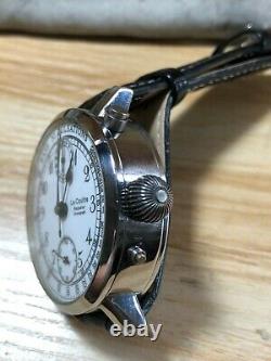 Minute Repeater Chronograph Movement Wristwatch converted from Pocket watch Rare