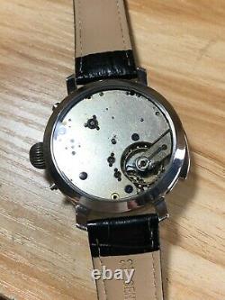 Minute Repeater Chronograph Movement Wristwatch converted from Pocket watch Rare