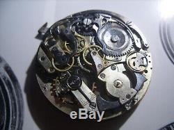 Minute Repeater Chronograph Pocket Watch Movement Swiss to Complete or Parts