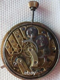 Minute Repeater & Chronograph Pocket Watch movement & enamel dial