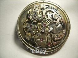 Minute Repeater Humbert Ramuz pocket watch movement, not working for repair